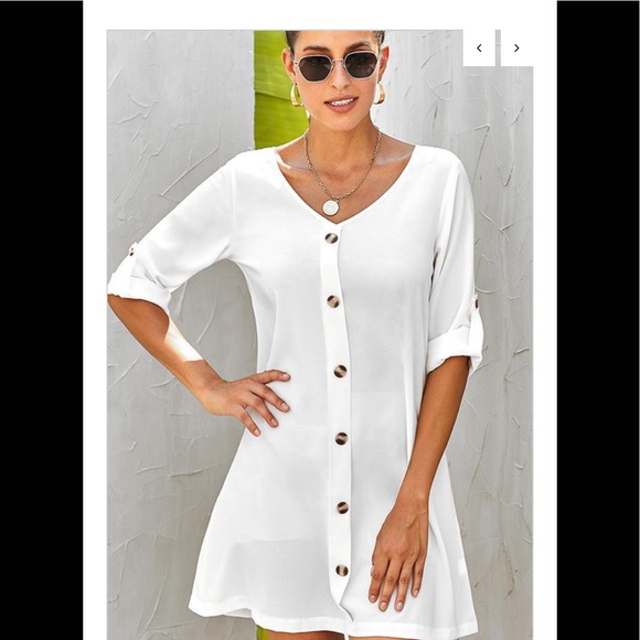 Summer White Dress - Picture 1 of 6